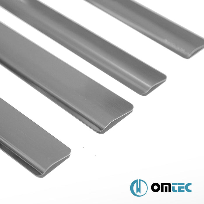 Line Kapı Eşiği 4 Prç. Paslanmaz Çelik (Parlak) - Opel Combo - MVN III - (2001 - 2011)