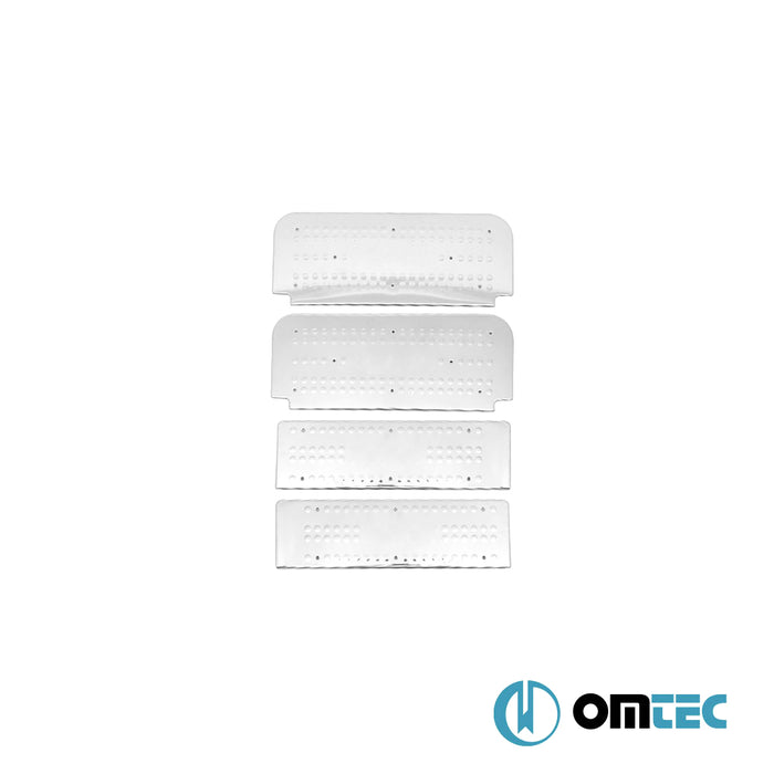 Line Kapı Eşiği 4 Prç. Paslanmaz Çelik (Parlak) - Opel Vivaro - VAN X83 - (2001 - 2014)