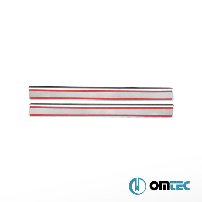 Line Kapı Eşiği 2 Prç. Paslanmaz Çelik (Parlak) - Opel Corsa - HB 5D X15 - (2015 - 2019)