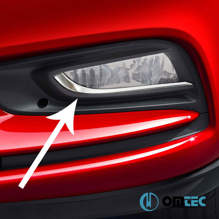 Sis Far Çıtası 2 Prç. P.Çelik (Parlak) - Opel Astra - HB 5D B16 - (2015 - 2021)