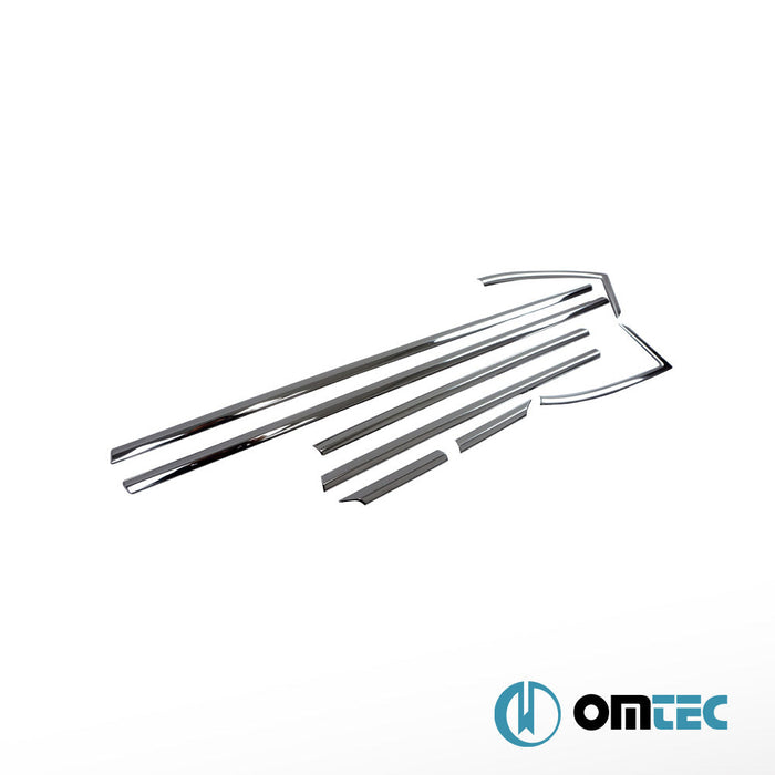 Cam Çıtası 8 Prç. Paslanmaz Çelik (Parlak) - Opel Astra - HB 5D B16 - (2015 - 2021)