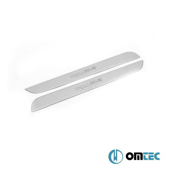 Exclusive Kapı Eşiği 2 Prç. Paslanmaz Çelik (Parlak) - Opel Crossland - SUV I - (2021 - )