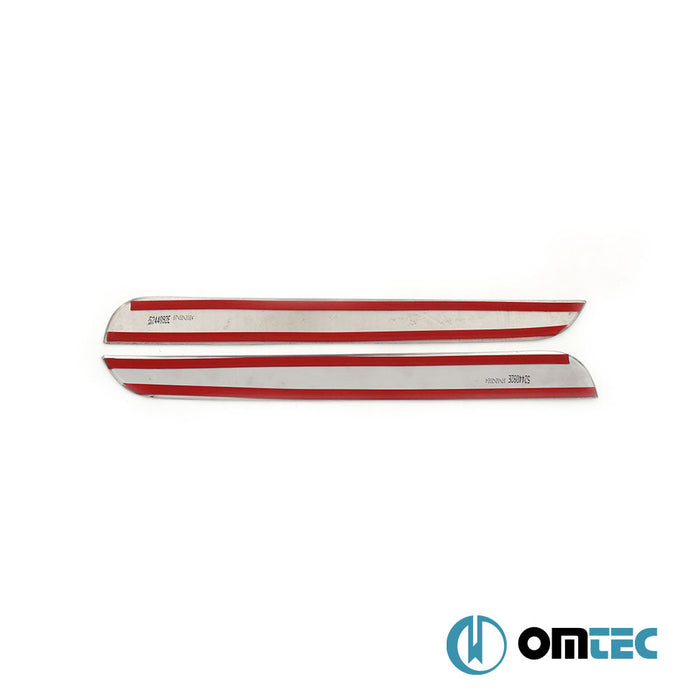 Exclusive Kapı Eşiği 2 Prç. Paslanmaz Çelik (Parlak) - Opel Crossland X - SUV I - (2017 - 2021)