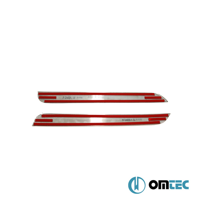 Norm Kapı Eşiği 2 Prç. Paslanmaz Çelik - Opel Crossland X - SUV I - (2017 - 2021)