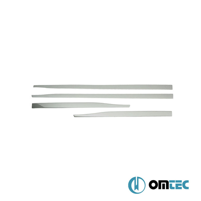 Yan Kapı Çıtası 4 Prç. Paslanmaz Çelik (Parlak) - Opel Crossland - SUV I - (2021 - )