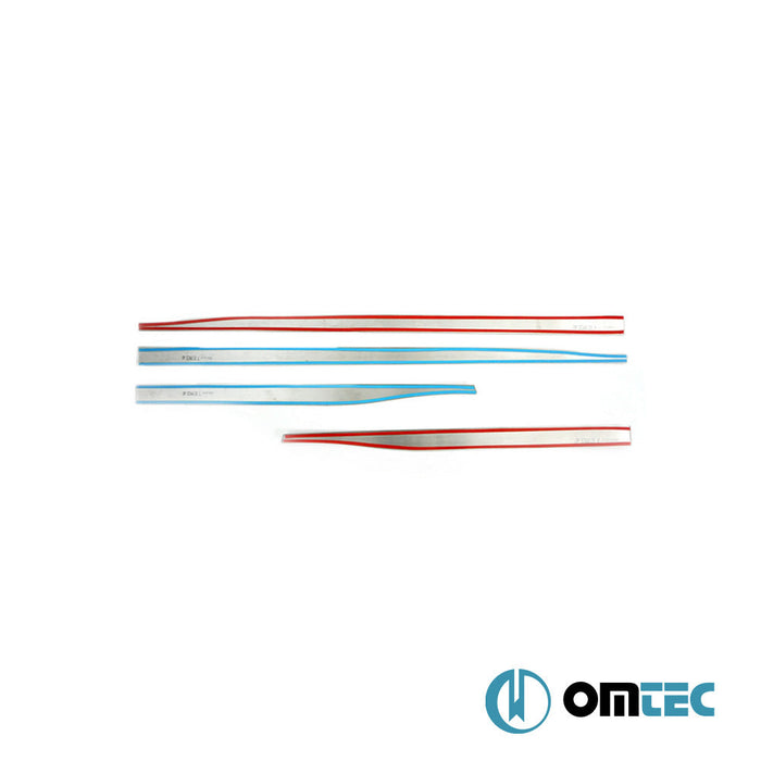 Yan Kapı Çıtası 4 Prç. Paslanmaz Çelik (Parlak) - Opel Crossland - SUV I - (2021 - )