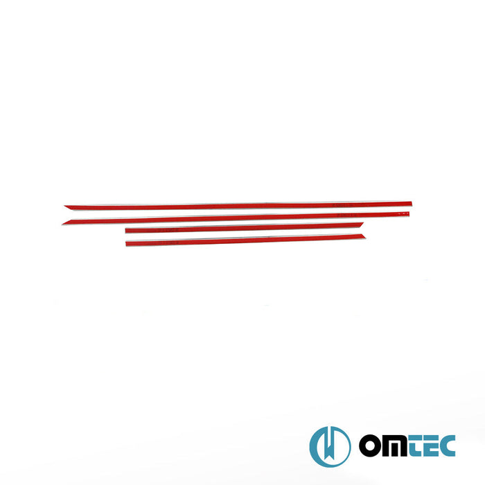 Yan Kapı Çıtası 4 Prç. Paslanmaz Çelik (Parlak) - Opel Insignia - SD Z18 - (2017 - )