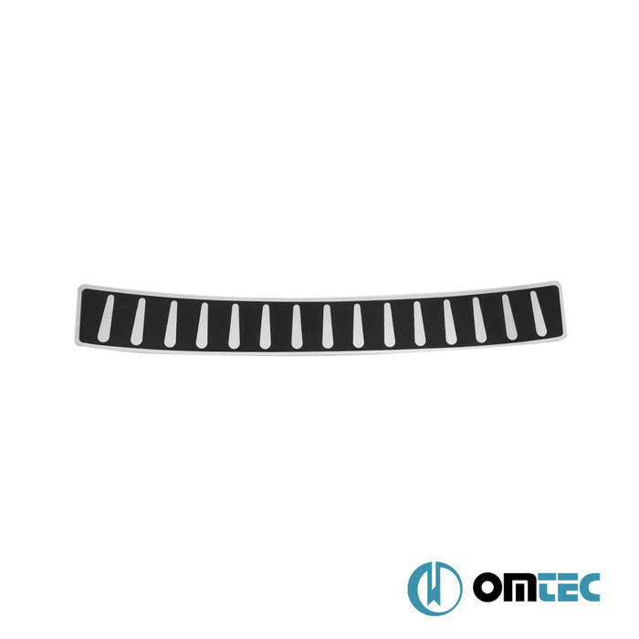 Karbon Folyolu Arka Tampon Eşiği Paslanmaz Çelik - Opel Corsa - HB 5D G2J0 FL - (2023 - )