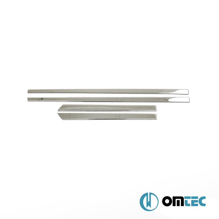 Yan Kapı Çıtası 4 Prç. Paslanmaz Çelik (Parlak) - Opel Corsa - HB 5D G2J0 - (2020 - )