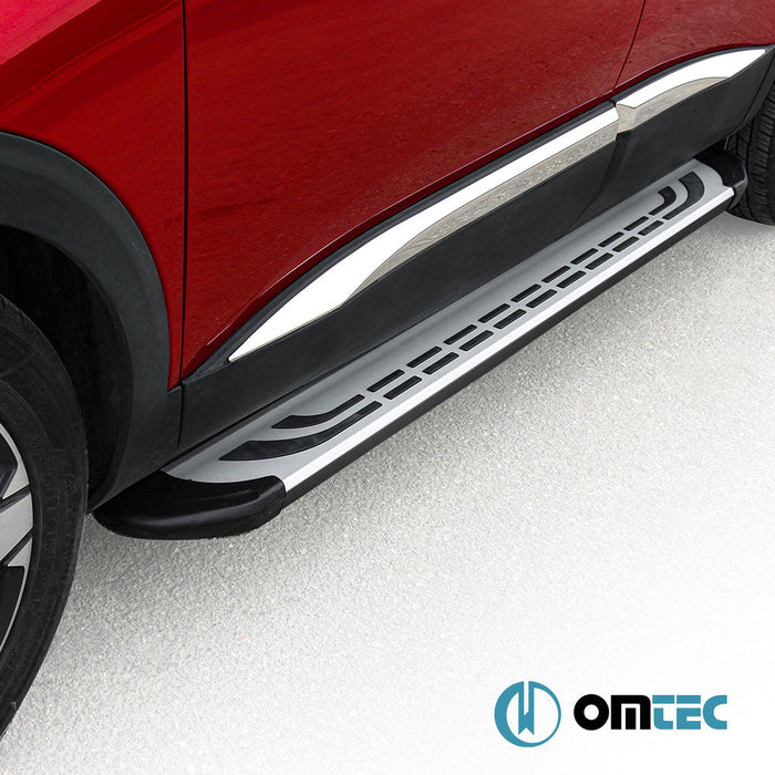 Yan Basamak (FABA - Gri - Siyah) 2 Prç. - Opel Mokka - SUV II - (2020 - )