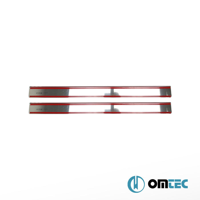 Norm Kapı Eşiği 2 Prç. Paslanmaz Çelik (Parlak) - Peugeot 206 Cc - CP I - (1998 - 2012)