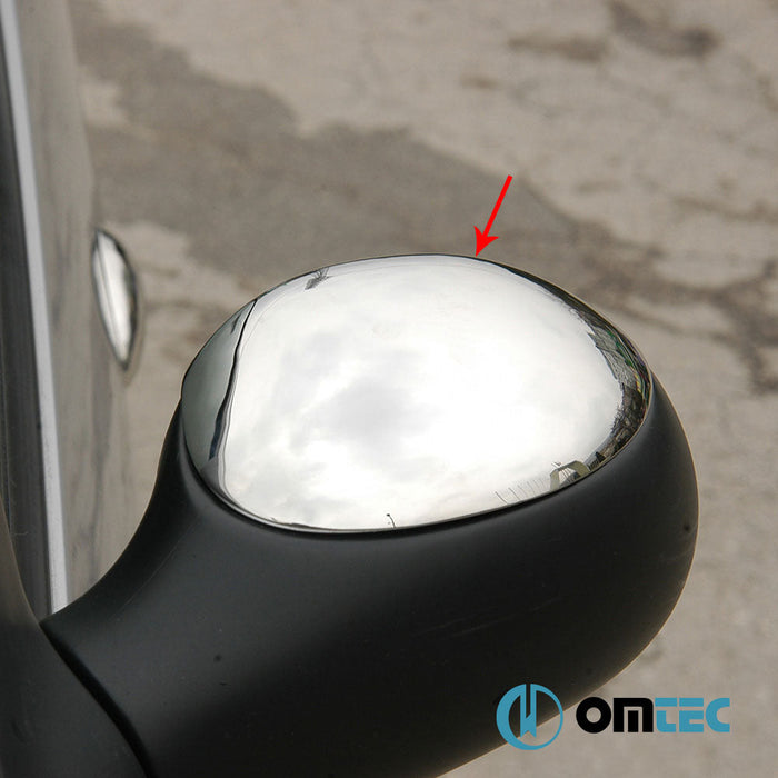 Ayna Kapağı 2 Prç. Paslanmaz Çelik (Parlak) - Peugeot 206 Plus - HB 5D I - (2009 - 2012)