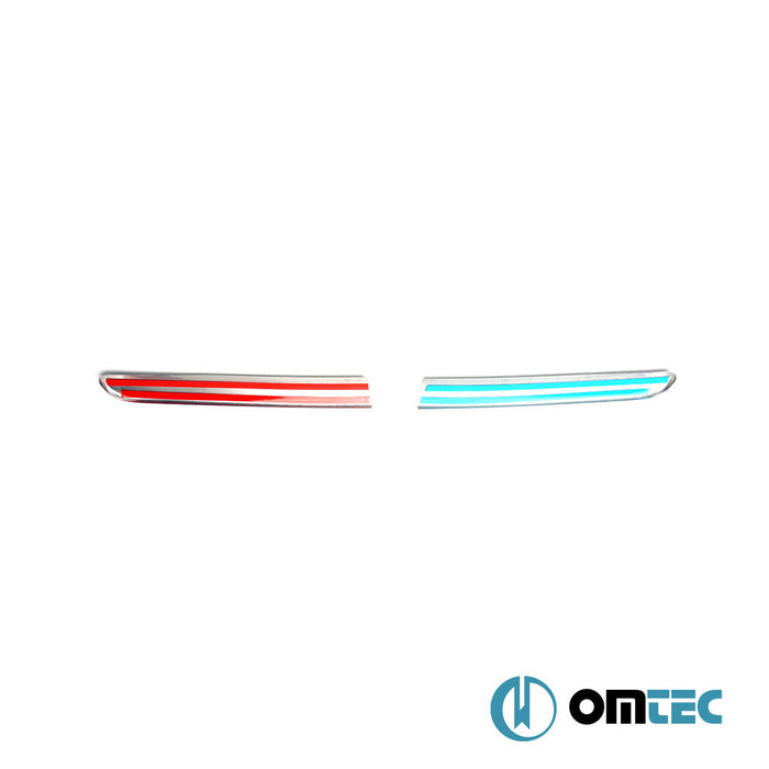 Ön Panjur 2 Prç. P.Çelik (Parlak) - Peugeot 307 - HB 5D I PRE - FL - (2001 - 2005)