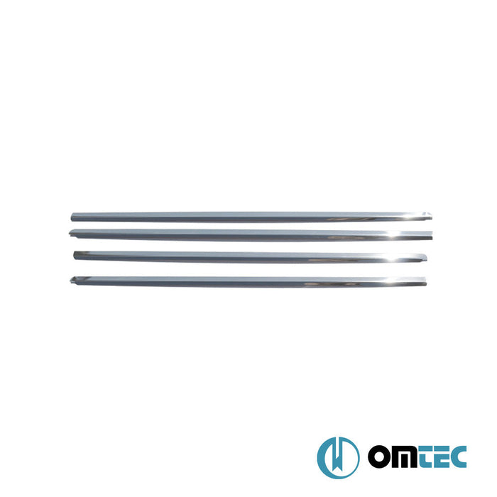 Cam Çıtası 4 Prç. Paslanmaz Çelik (Parlak) - Peugeot 307 - HB 5D I - (2001 - 2008)