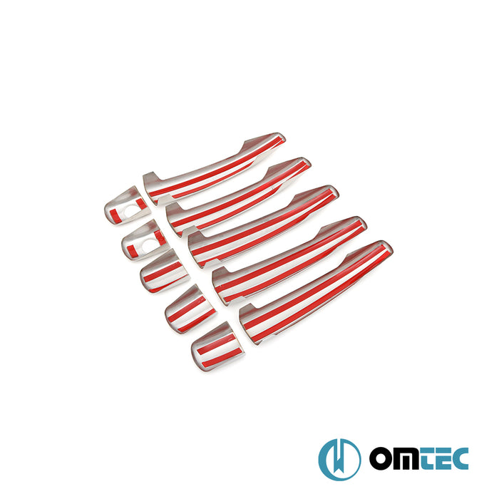 Kapı Kolu 5 Kapı (H2) 10 Prç. Paslanmaz Çelik - Citroën Jumpy/Dispatch - VAN G29 - (2007 - 2017)