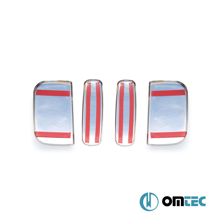 Kapı Kolu 4 Kapı 4 Prç. Paslanmaz Çelik (Parlak) - Citroën Berlingo - MVN M - (1996 - 2008)