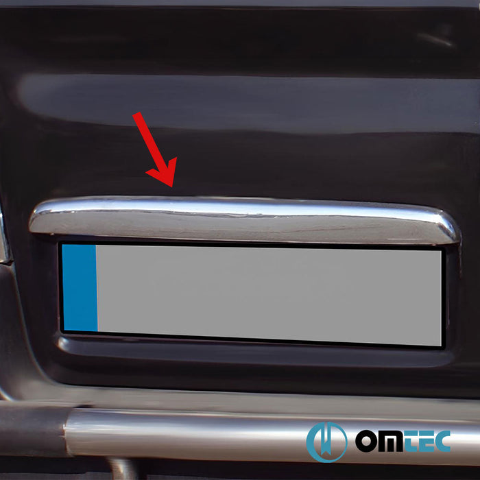 Bagaj Çıtası Paslanmaz Çelik (Parlak) (Çift Kapı) - Peugeot Partner - MVN M49 - (1997 - 2008)