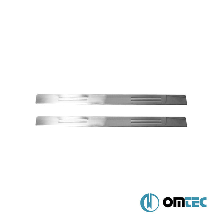 Line Kapı Eşiği 2 Prç. Paslanmaz Çelik (Parlak) - Peugeot Partner - MVN M49 - (1997 - 2008)