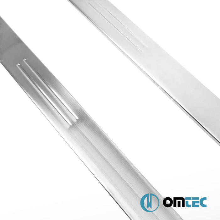 Line Kapı Eşiği 2 Prç. Paslanmaz Çelik (Parlak) - Peugeot Partner - MVN M49 - (1997 - 2008)