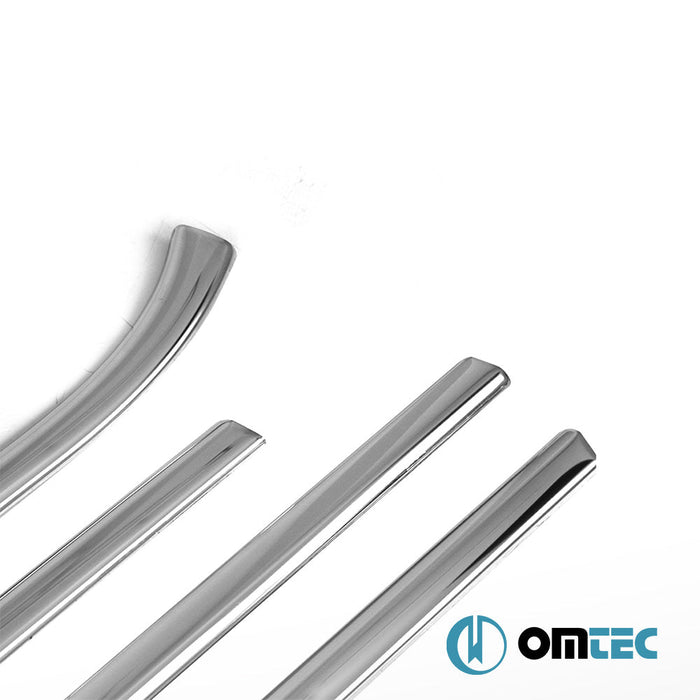 Cam Çıtası 4 Prç. Paslanmaz Çelik (Parlak) - Peugeot 308 - HB 5D T9 - (2014 - 2021)