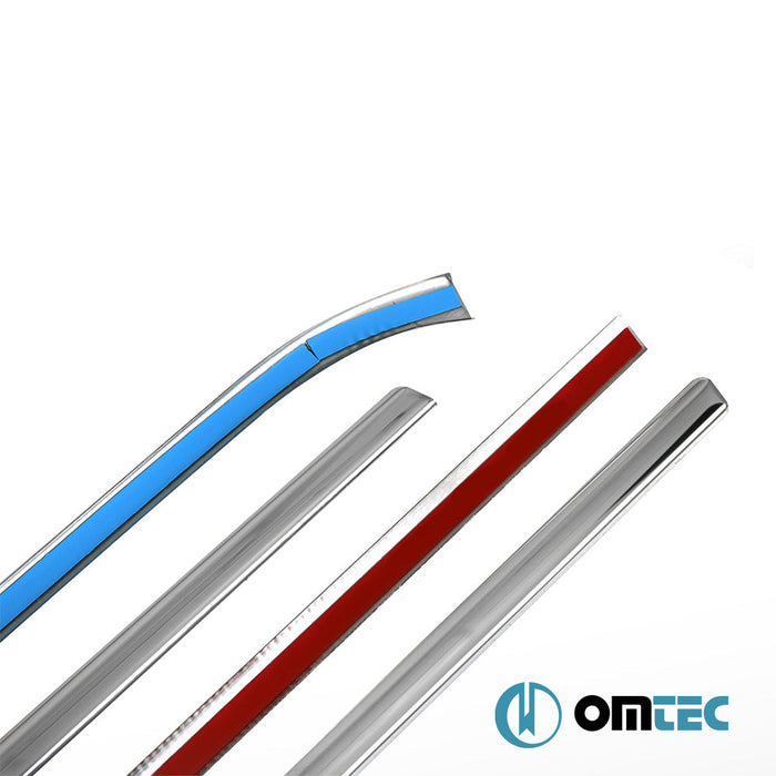 Cam Çıtası 4 Prç. Paslanmaz Çelik (Parlak) - Peugeot 308 - HB 5D T9 - (2014 - 2021)