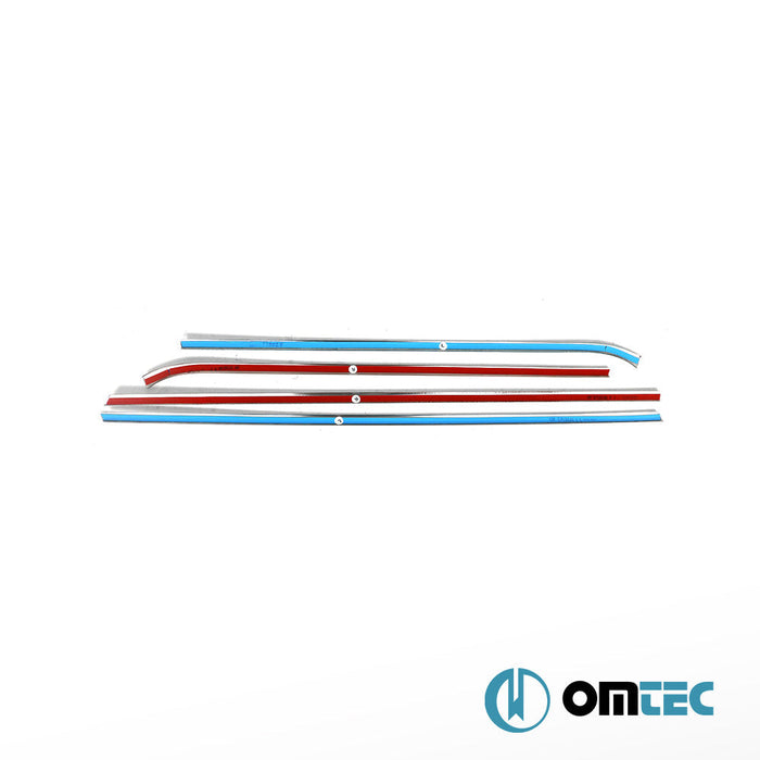 Cam Çıtası 4 Prç. Paslanmaz Çelik (Parlak) - Peugeot 308 - HB 5D T9 - (2014 - 2021)