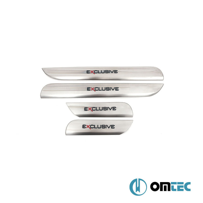 Exclusive Kapı Eşiği 4 Prç. Paslanmaz Çelik (Parlak) - Peugeot 3008 - SUV P84 - (2016 - )