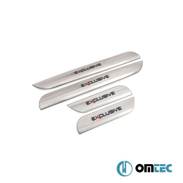 Exclusive Kapı Eşiği 4 Prç. Paslanmaz Çelik (Parlak) - Peugeot 3008 - SUV P84 - (2016 - )