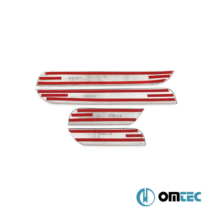 Exclusive Kapı Eşiği 4 Prç. Paslanmaz Çelik (Parlak) - Peugeot 3008 - SUV P84 - (2016 - )