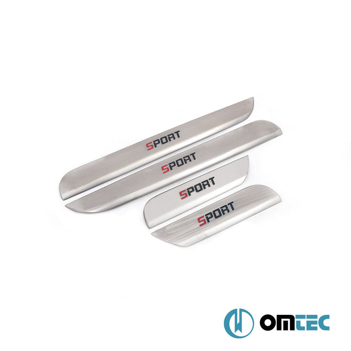 Sport Kapı Eşiği 4 Prç. Paslanmaz Çelik (Parlak) - Peugeot 3008 - SUV P84 - (2016 - )