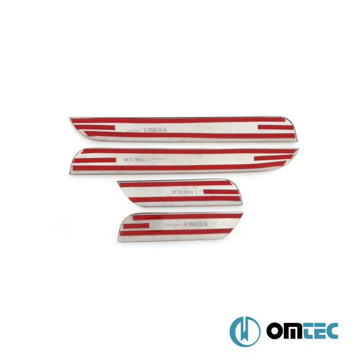 Sport Kapı Eşiği 4 Prç. Paslanmaz Çelik (Parlak) - Peugeot 3008 - SUV P84 - (2016 - )