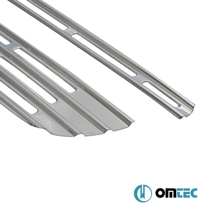 Ön Panjur 2 Prç. P.Çelik (Parlak) - Peugeot Partner Tepee - MVN B9 PRE - FL/FL - (2008 - 2015)