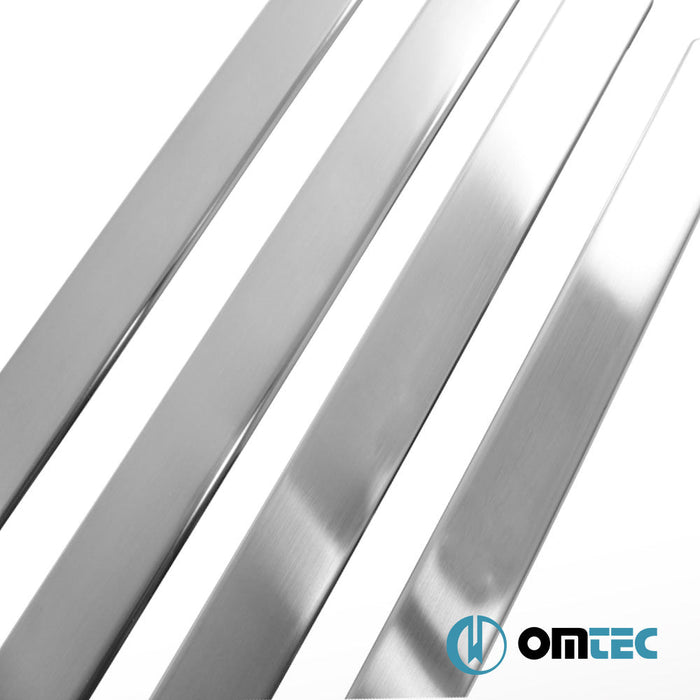 Line Kapı Eşiği 4 Prç. Paslanmaz Çelik (Parlak) - Peugeot Partner Tepee - MVN B9 - (2008 - 2018)