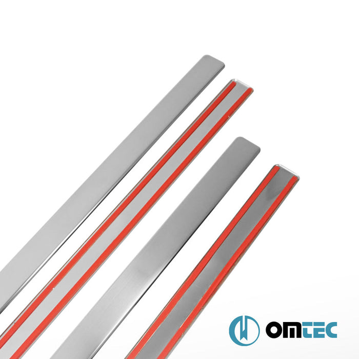 Line Kapı Eşiği 4 Prç. Paslanmaz Çelik (Parlak) - Peugeot Partner Tepee - MVN B9 - (2008 - 2018)