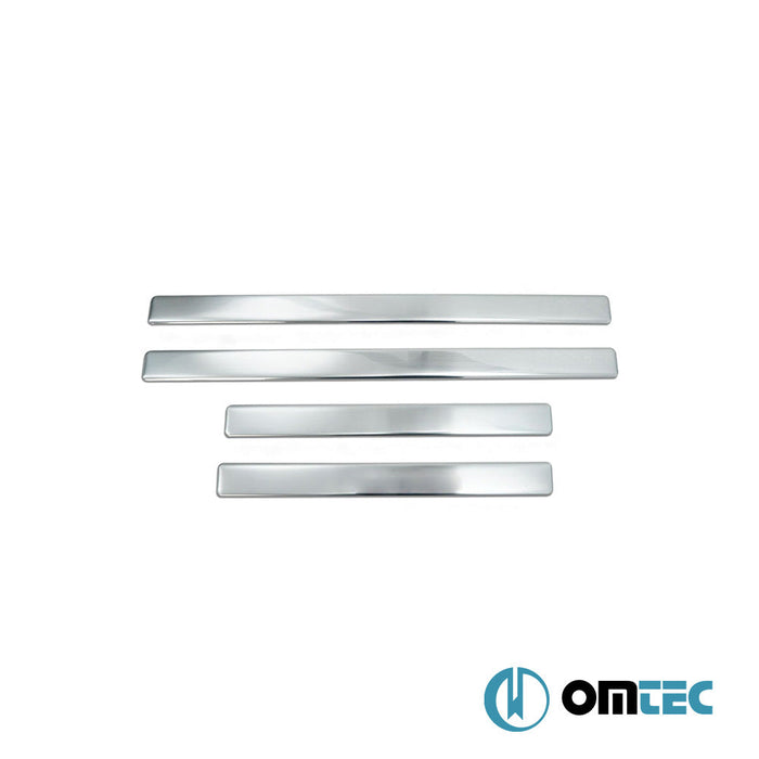 Norm Kapı Eşiği 4 Prç. Paslanmaz Çelik (Parlak) - Peugeot Partner Tepee - MVN B9 - (2008 - 2018)