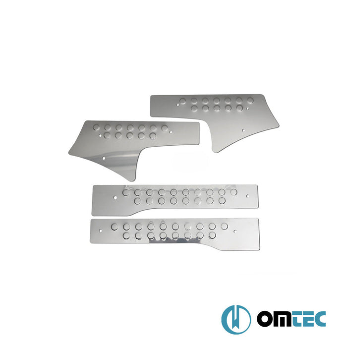 Norm İç Kapı Eşiği 4 Prç. Paslanmaz Çelik (Parlak) - Citroën Berlingo - MVN B9 - (2008 - 2018)