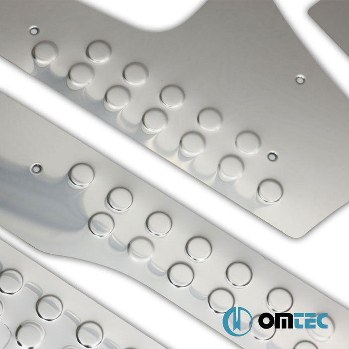 Norm İç Kapı Eşiği 4 Prç. Paslanmaz Çelik (Parlak) - Peugeot Partner Tepee - MVN B9 - (2008 - 2018)