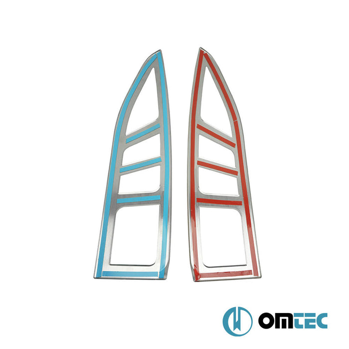 Stop Çerçevesi 2 Prç. P.Çelik (Parlak) - Citroën Berlingo - MVN B9 PRE - FL - (2008 - 2012)