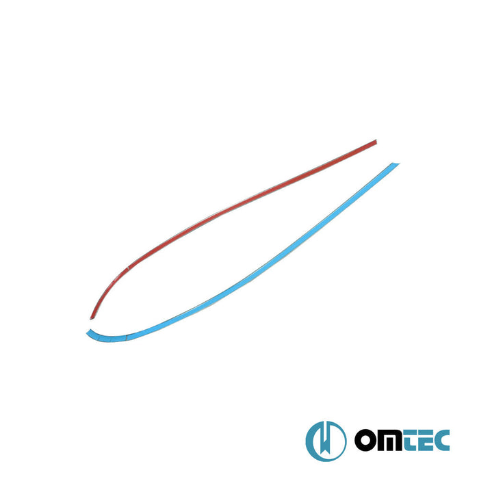 Cam Çıtası 2 Prç. Paslanmaz Çelik (Parlak) - Citroën Berlingo - MVN B9 - (2008 - 2018)