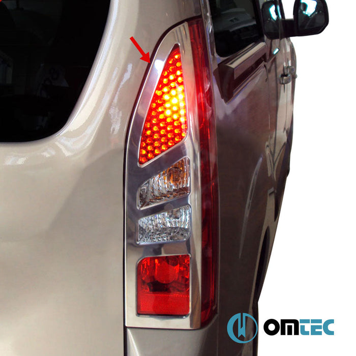 Stop Çerçevesi 2 Prç. P.Çelik (Parlak) - Peugeot Partner Tepee - MVN B9 FL - I/FL - II - (2012 - 2018)