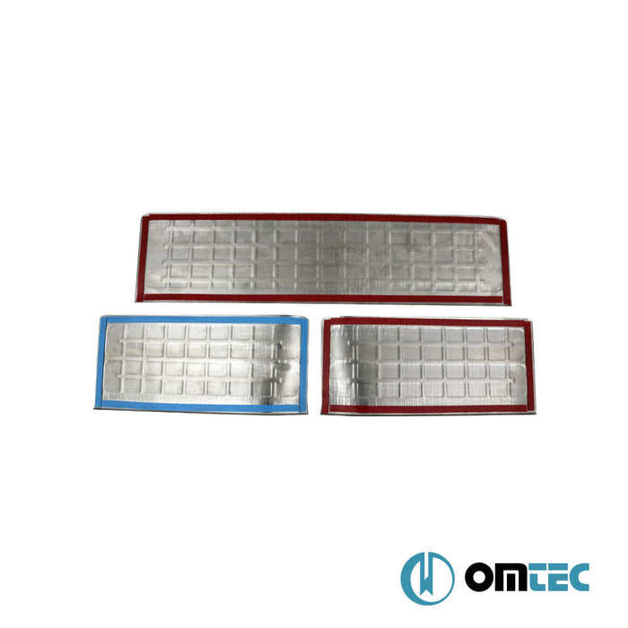 Norm Kapı Eşiği 3 Prç. Paslanmaz Çelik (Parlak) (LHD) - Toyota Proace - VAN II - (2017 - )