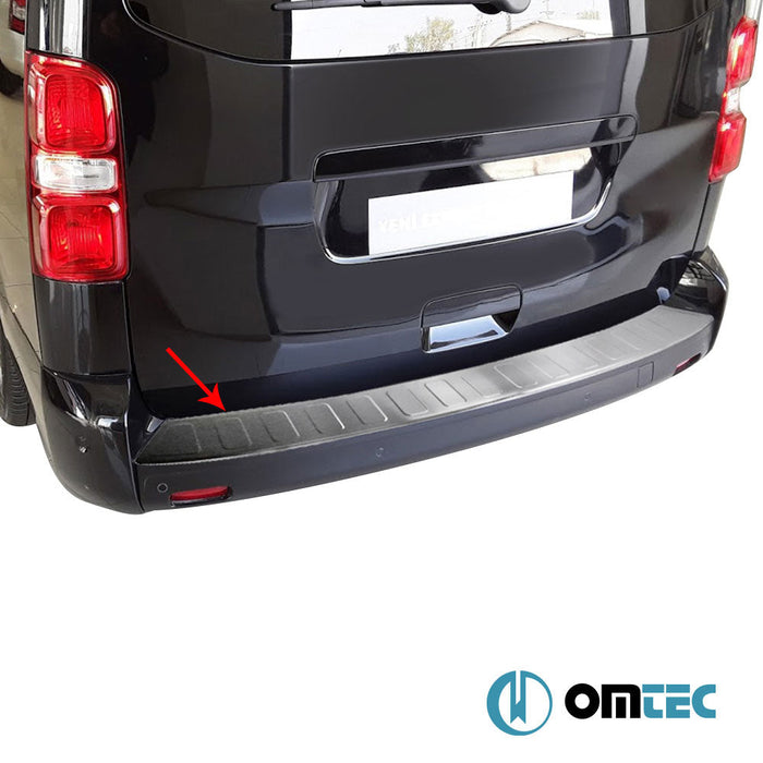 Arka Tampon Eşiği Paslanmaz Çelik (Taşlı) (L3) - Toyota Proace Verso - VAN I - (2017 - )