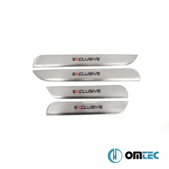 Exclusive Kapı Eşiği 4 Prç. Paslanmaz Çelik (Parlak) - Peugeot 5008 - SUV T87 - (2017 - )