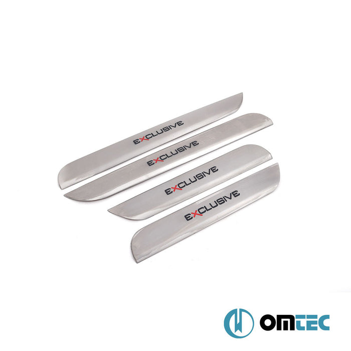 Exclusive Kapı Eşiği 4 Prç. Paslanmaz Çelik (Parlak) - Peugeot 5008 - SUV T87 - (2017 - )