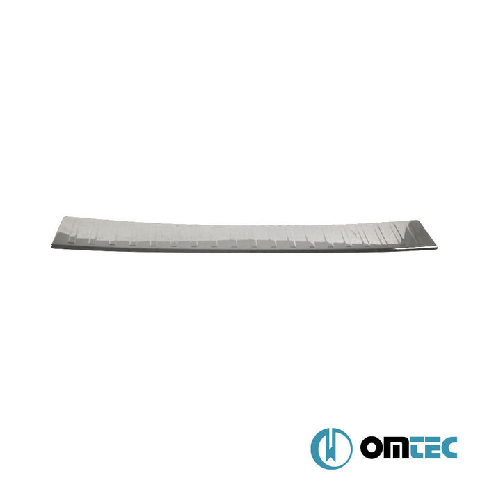 Arka Tampon Eşiği Paslanmaz Çelik (Siyah) - Peugeot Rifter - MVN K9 - (2019 - )