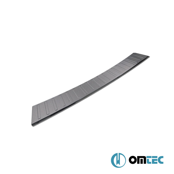 Arka Tampon Eşiği Paslanmaz Çelik (Siyah - Taşlı) - Peugeot Rifter - MVN K9 - (2019 - )