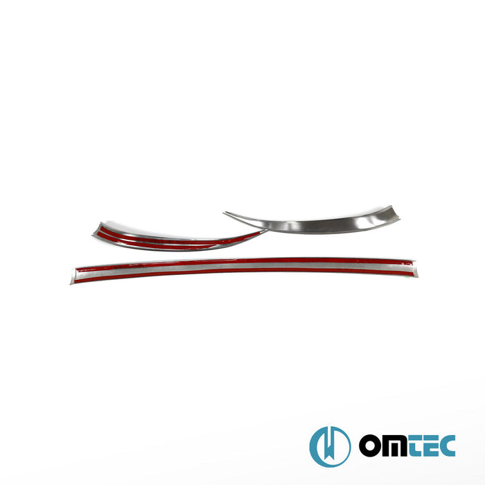 U Formlu Ön Panjur Çerçevesi 3 Prç. P.Çelik - Peugeot 2008 - SUV P24 PRE - FL - (2020 - 2023)