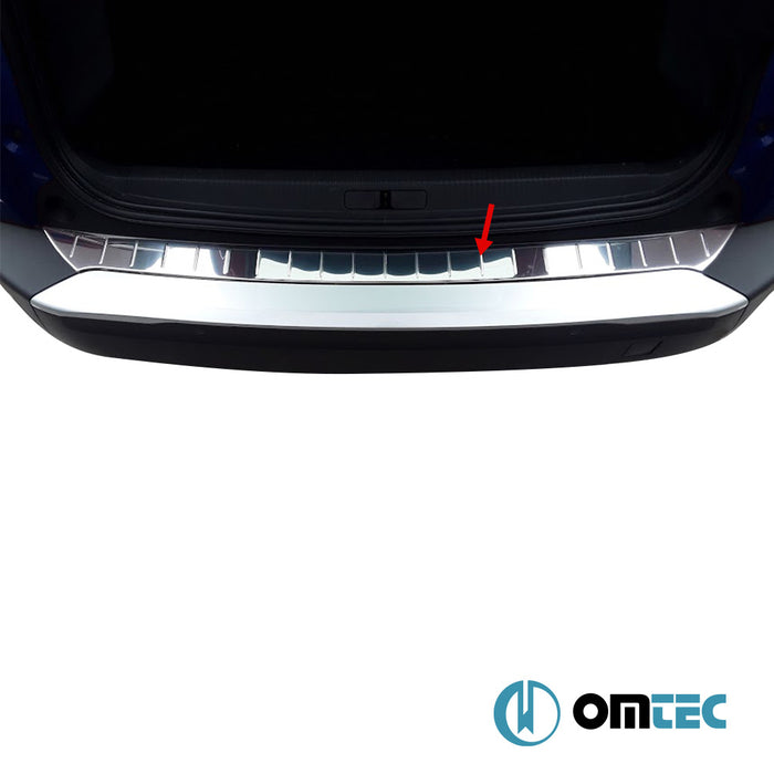 Arka Tampon Eşiği Paslanmaz Çelik (Parlak) - Peugeot E - 2008 - SUV P24 - (2023 - )