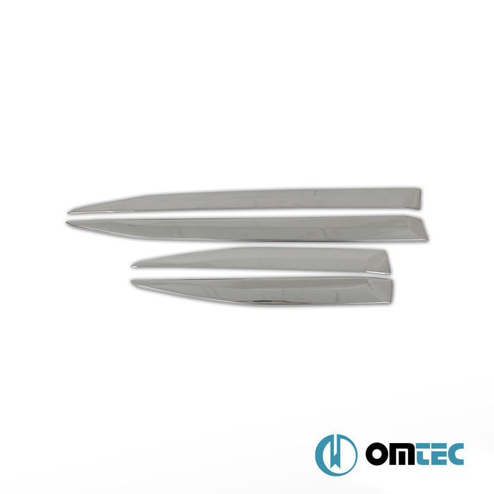 Yan Kapı Çıtası 4 Prç. Paslanmaz Çelik (Parlak) - Peugeot E - 2008 - SUV P24 - (2023 - )