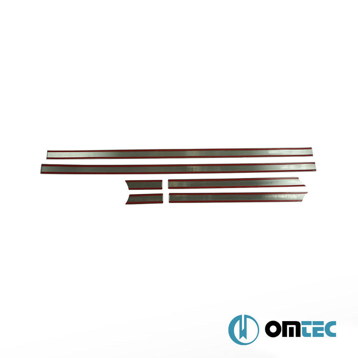 Yan Kapı Çıtası 6 Prç. Paslanmaz Çelik (Parlak) - Land Rover Range Rover Sport - SUV L320 - (2005 - 2013)